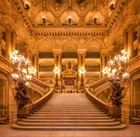 Виниловый фон для фотосъемки с изображением замка дворца Золотой лестницы