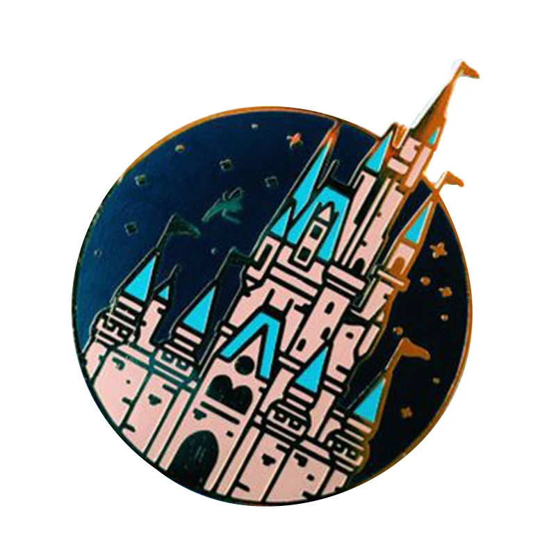 Kawaii сказка брошь в виде замка Звездная ночь pin романтический подарок для подруги