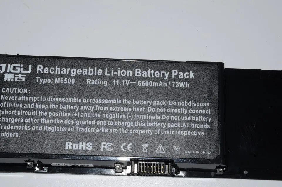 JIGU ноутбук Батарея 312-0873 C565C KR854 8M039 DW842 для DELL Precision M6400 M6500