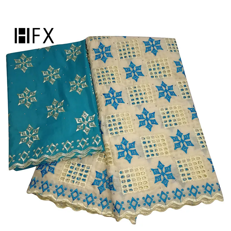 HFX французское хлопчатобумажное кружево 2019 африканская кружевная ткань с