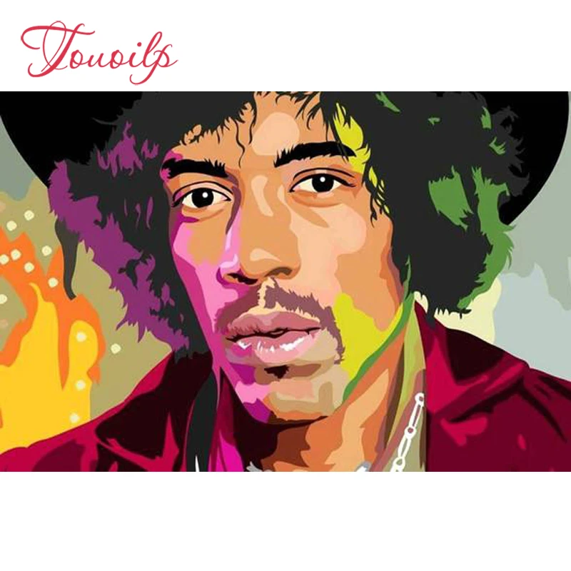 5d diy Алмазная вышивка Джеймс Marshall &quotJimi&quot Hendrix алмазов картина 5D