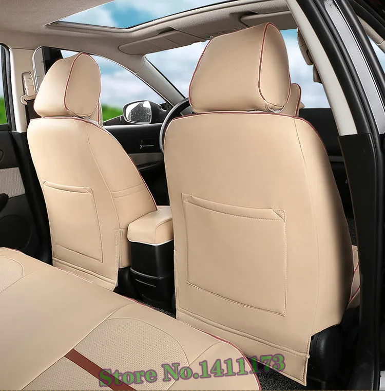 Carпортной серый чехол для сидений подходит для Jeep Grand Cherokee, чехол для автокресла из искусственной кожи, чехлы для сидений, Аксессуары для автомобилей, сиденья