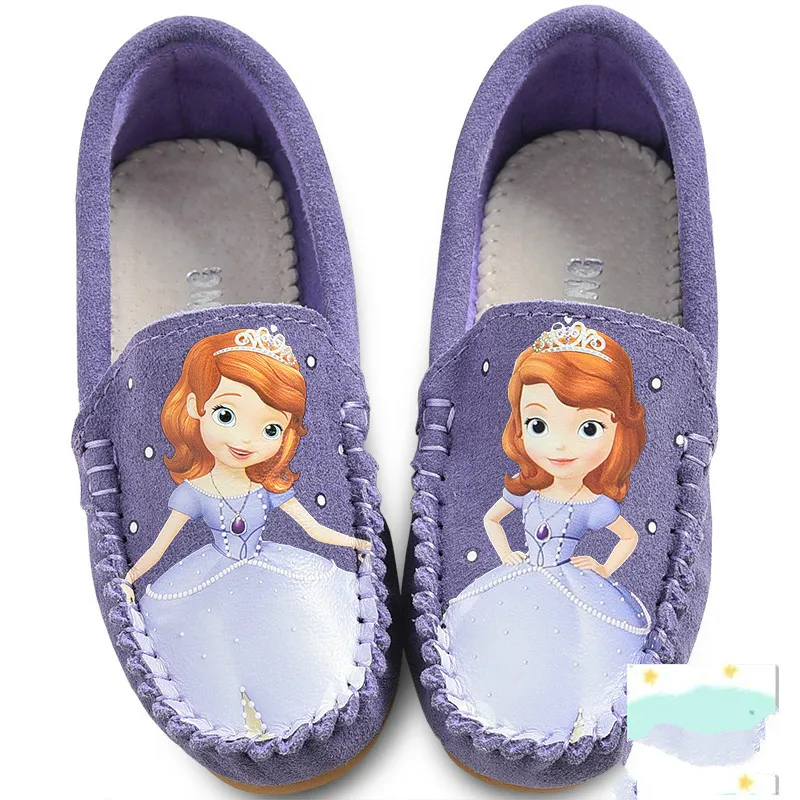 OMDS Child 's Shoes Girl Dou Cartoon Princess Sophia Children Comfortable Soft Bottom Baby Spring Autumn YXX | Детская одежда и