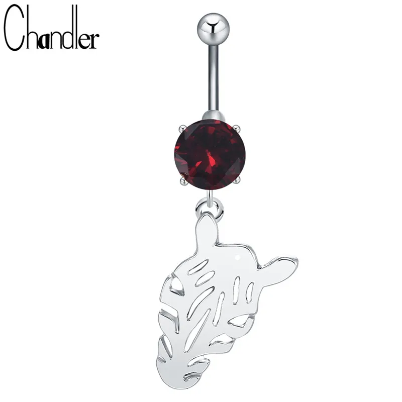 2017 Позолоченные Красные Украшения для тела женщин пирсинг в виде диких животных