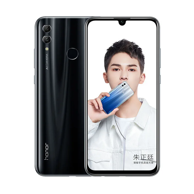 Black Global Version Глобальная версия Honor 10 Lite Android 9,0 смартфон 64 Гб ПЗУ Hisilicon Kirin 710 Полный экран 6,21 дюймов 24,0 МП камера - Цвет: Black Global Version
