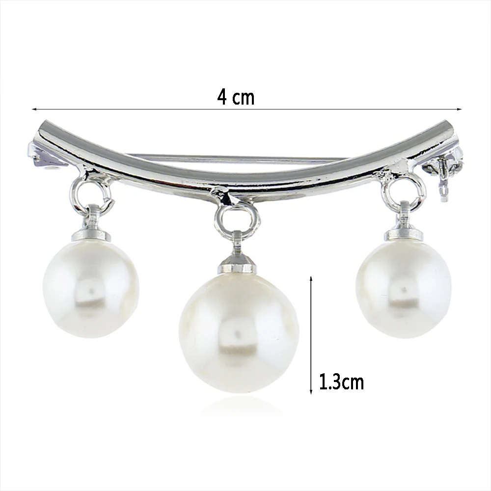 Брошь женская из высококачественного серебра и золота с жемчугом и простой застежкой для кардигана, износостойкая, свадебные украшения.