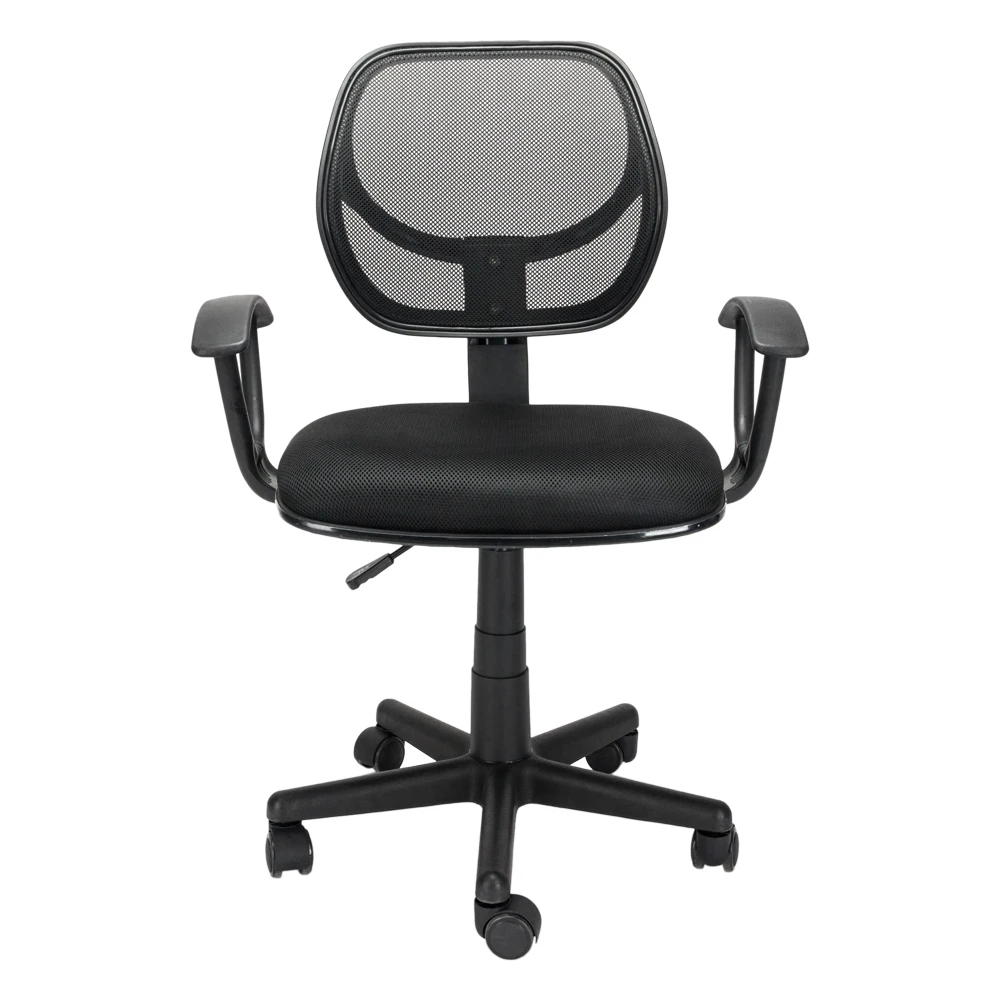 Home Office Room Use Nylon Five-star Feet Mesh Chair Black for office workers students teachers businessmen | Мебель