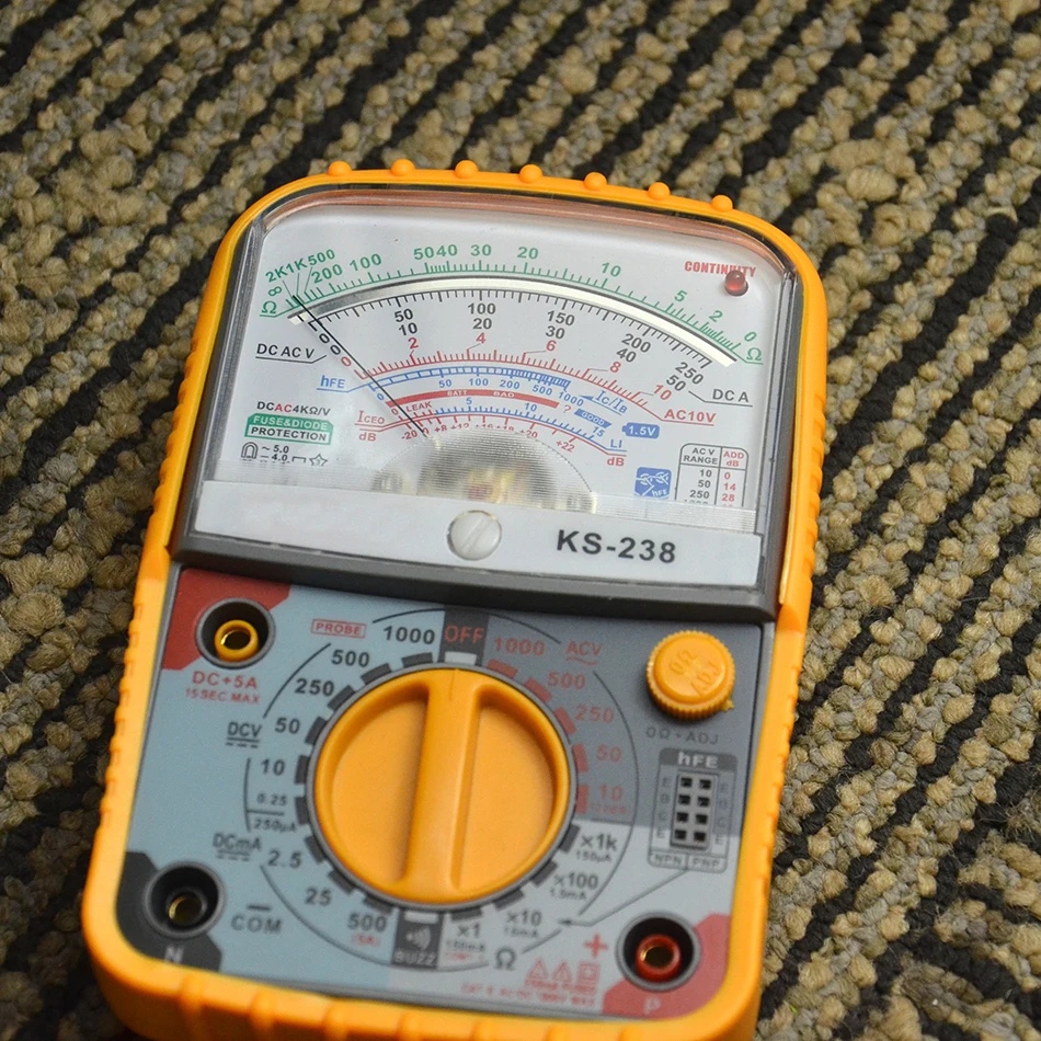 KS-238 аналоговый мультиметр дизайн ручной мультиметр
