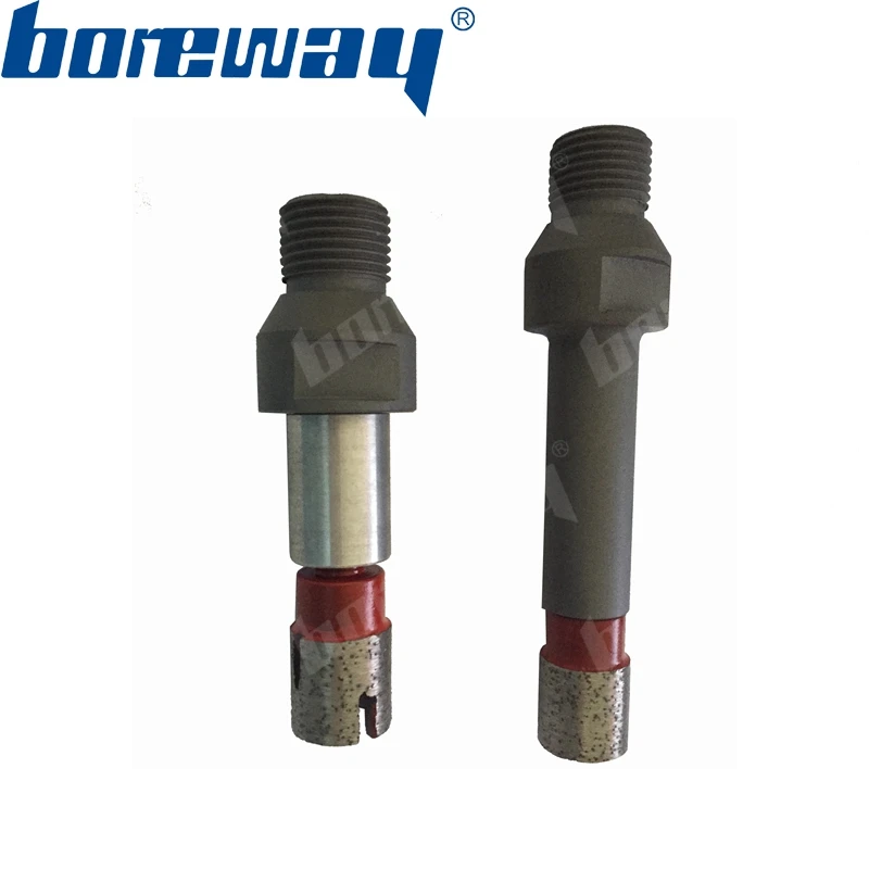 Boreway Поставка кусок D20x20TxM12-1/" G ЧПУ алмазного винта ядро фрезерование бит с соединителем гранита мрамора и другого камня