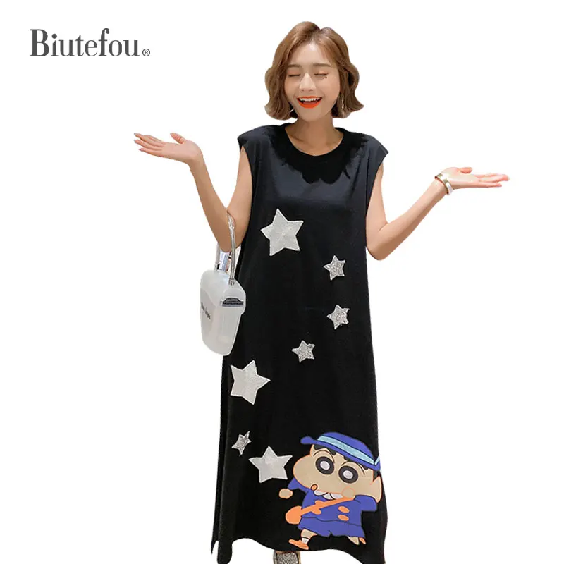 2019 Summer sleeveless long dresses fashion women hollow out sequined patchwork | Женские платья