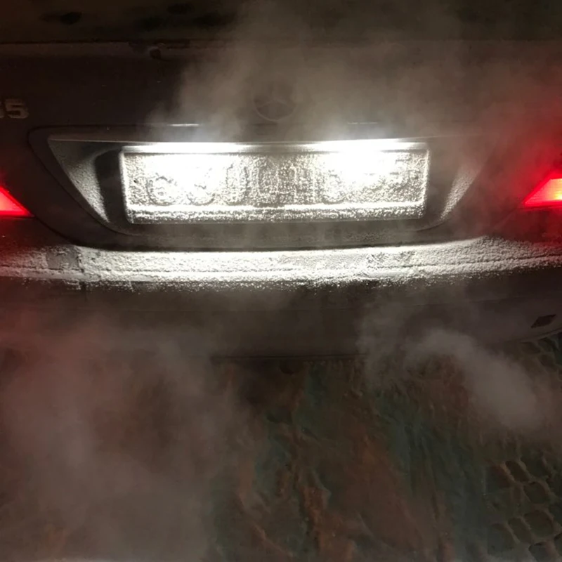 Светодиодный номерных знаков светильник для Mercedes Benz W220 DC 12V 18 SMD 3528 номерной знак