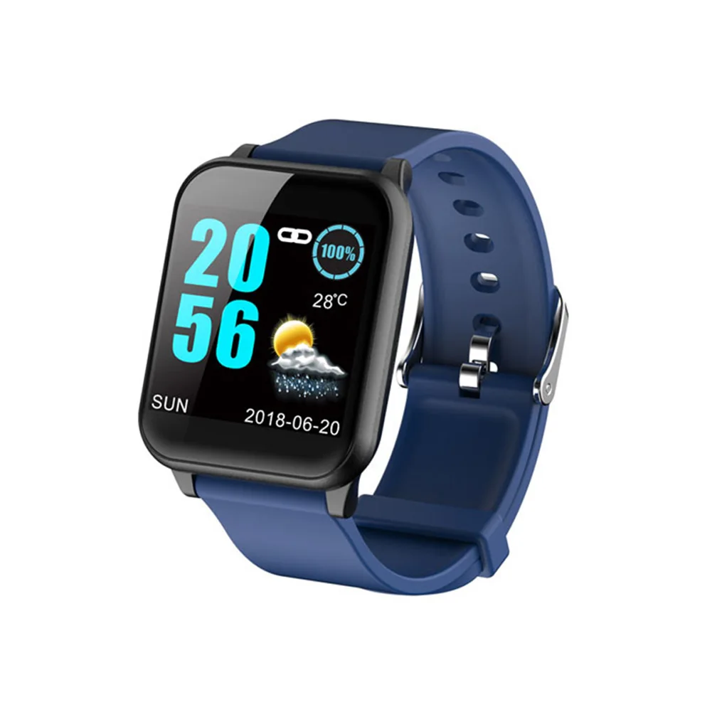 Водонепроницаемый смарт-часы монитор сердечного ритма браслет для iOS Android