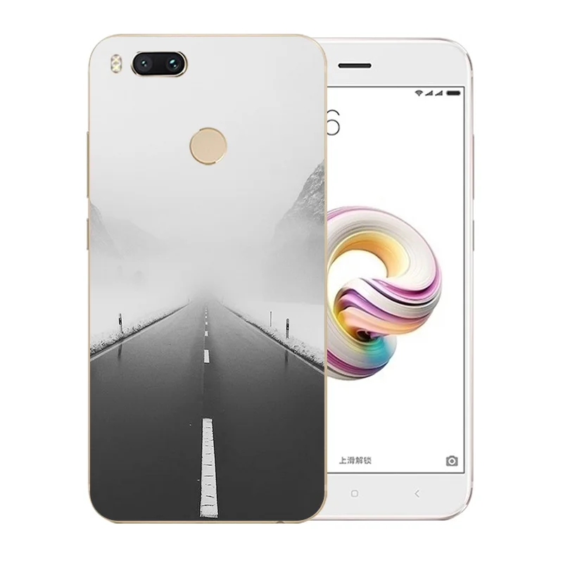 Для Xiaomi Mi A1 ультра тонкий силиконовый чехол для 5x Grimace с узором роскошный ТПУ