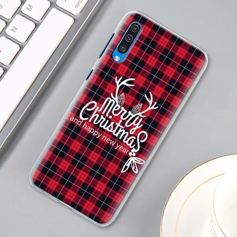 Счастливого Рождества год Лось snowma чехол КРЫШКА ДЛЯ samsung Galaxy A30 A40 A50 A70 A6 A8 плюс A7 A9 M30 чехол для телефона Coque