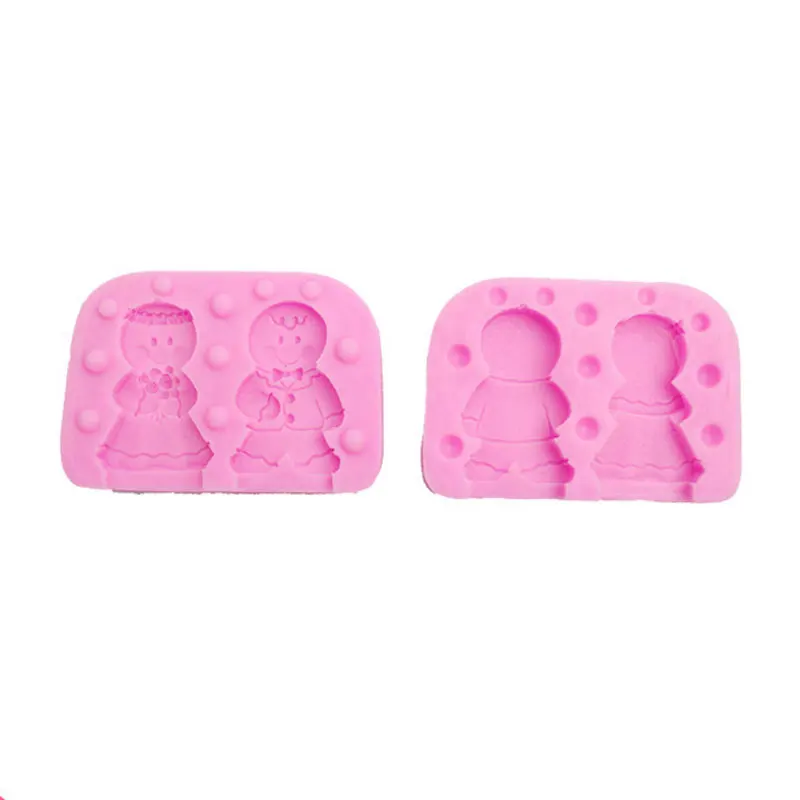 Силиконовая форма имбирный человек любителей плесень рождественское печенье