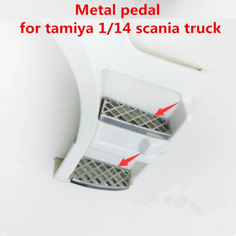 Tamiya scania запчасти для грузовиков 4 шт. металлическая боковая педаль tamiya 1/14 rc R620 56323