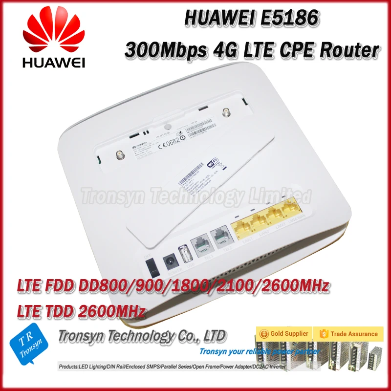 Новое поступление оригинальная разблокировка 300 Мбит/с HUAWEI E5186S-22A 4G LTE WiFi CPE