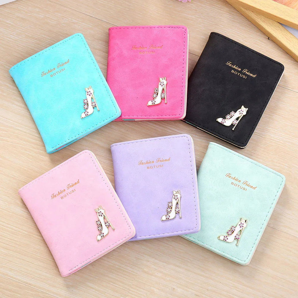 2019 симпатичный женский короткий кошелек модный мини тонкий из искусственной
