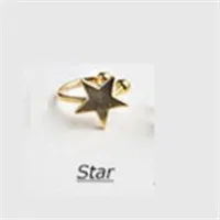 star gold Модные ювелирные изделия Olaru, Satr Moon Heart, кофта с треуголным вырезом, серьги-клипсы в виде листьев, новые женские серьги, модные серьги Brincos - Окраска металла: star gold