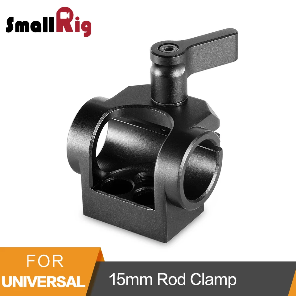 SmallRig 15 мм стержень зажим одиночный стержень крепление для EVF и микрофона-1995