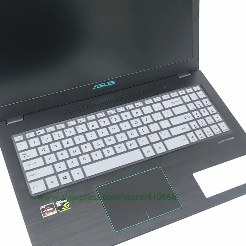 White 15,6 дюймов Чехол для клавиатуры ноутбука для ухода за кожей кожи Asus VivoBook Pro 15 N580 N580G N580GD N580VD M580VD M580 NX580VD YX570ZD YX570ud YX570 - Цвет: White