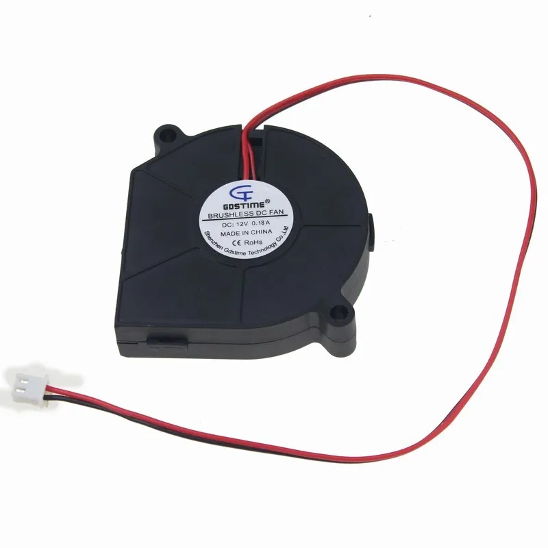 1 шт. Gdstime 60 мм 60x15 6015 12 в чехол для машины бесщеточный Turbo DC вытяжной вентилятор