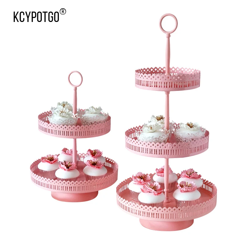 Круглая стойка KCYPOTGO для торжественных пирогов 2 3 яруса|3 tier|cake standmetal cake stand |