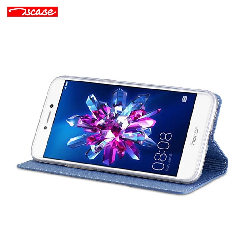 Tscase чехол для huawei Honor 8 Lite/Honor Pro Чехол книжка из искусственной кожи Магнитный V9