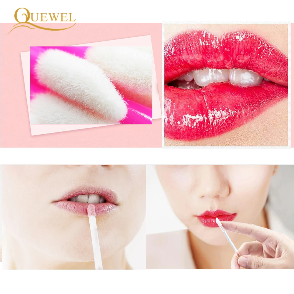 100 шт./упак. одноразовые кисточки для губ кисти оптом аксессуары палочки