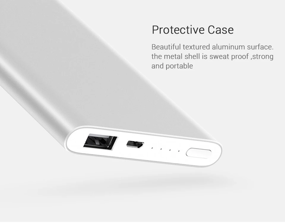Оригинальный внешний аккумулятор Xiaomi 5000 мАч 2 USB портативное зарядное устройство