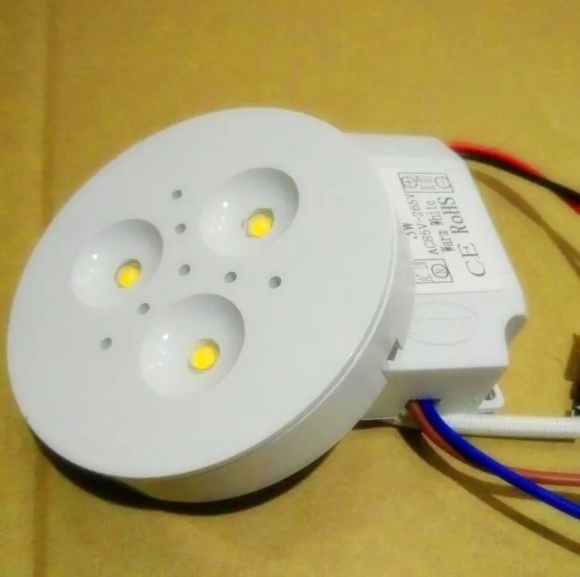 Светодиодный точечный светильник круглая углубленная лампа для спальни кухни 12