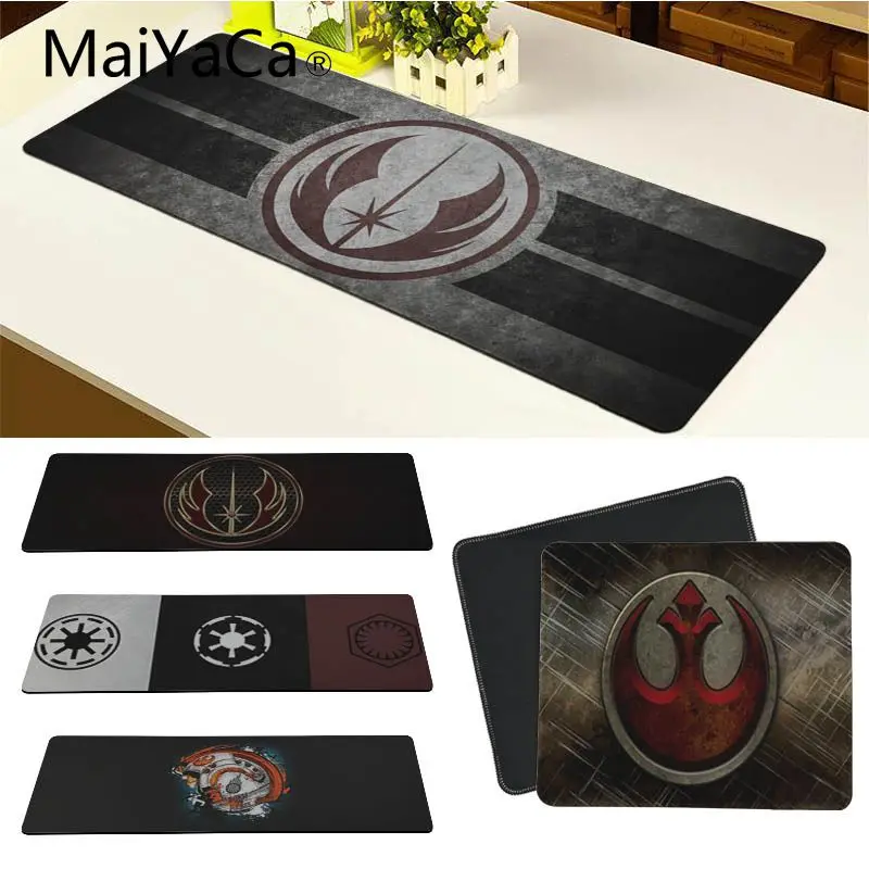 

MaiYaCa Star Wars Simple Design Speed Game Mouse Pads Computer Gaming Mouse Pad Gamer Play Mats Version Mousepad For CS GO Dota