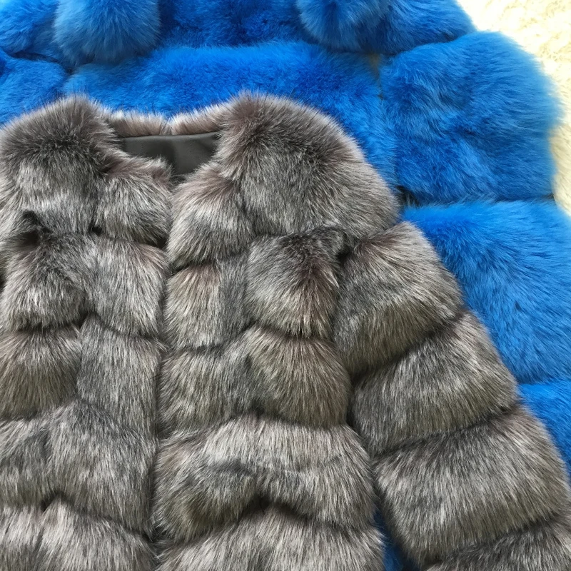 Пальто женское из искусственного меха зимнее длинное толстое теплое размера