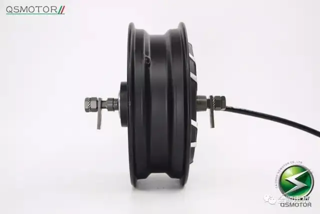 Мощный QS Мотор 12 дюймов 10 кВт 260 бесщеточный DC велосипед Скутер ступица двигателя