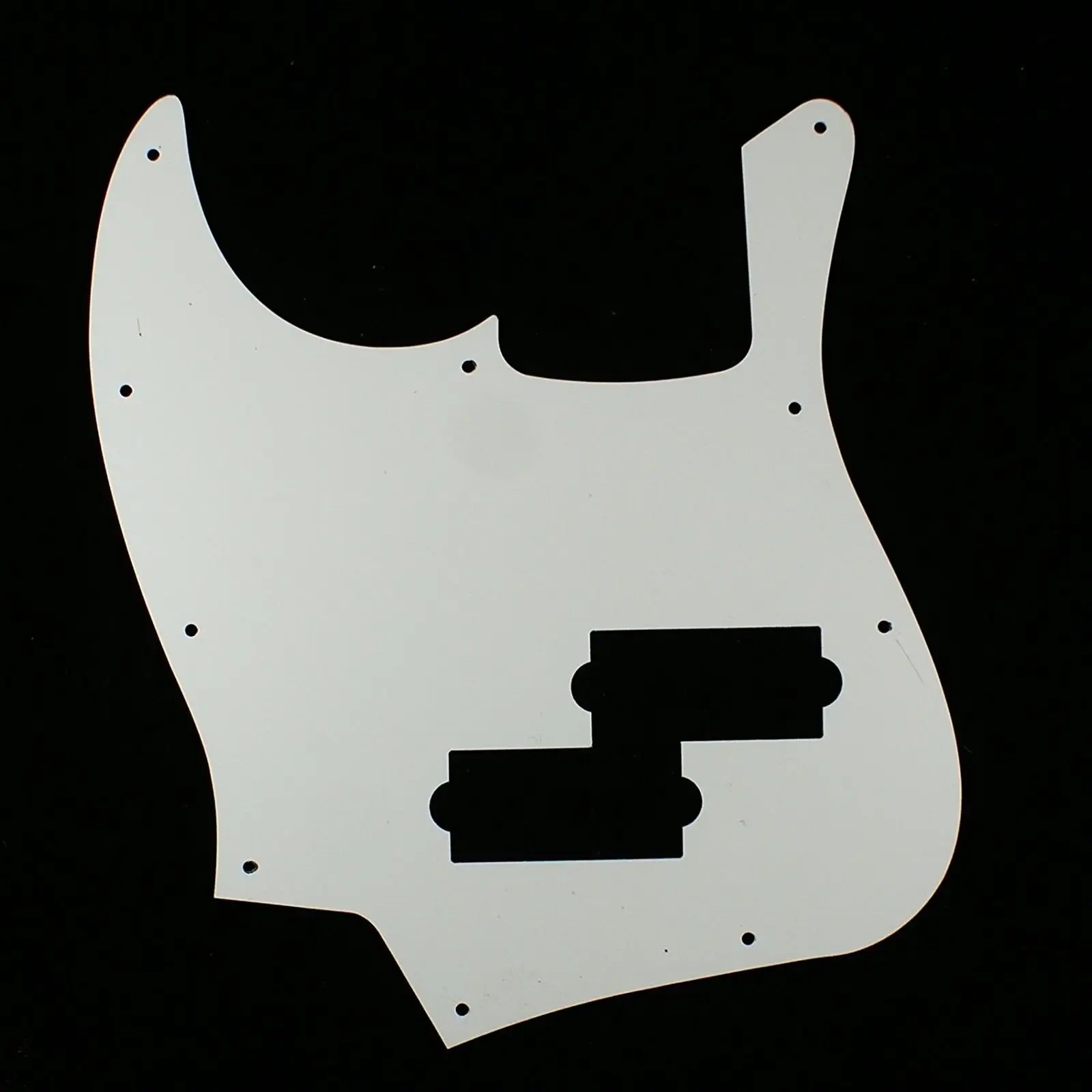 Новый Белый 3 слойный джазовый Бас Гитара Pickguard w/PB звукосниматель отверстие и