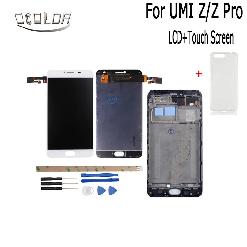 Ocolor для UMI Z PRO ЖК дисплей Дисплей и Сенсорный экран с рамкой 5 ''Экран планшета