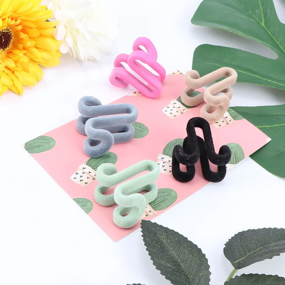 3 шт./компл. крючки для одежды пластиковые флокированные двойные