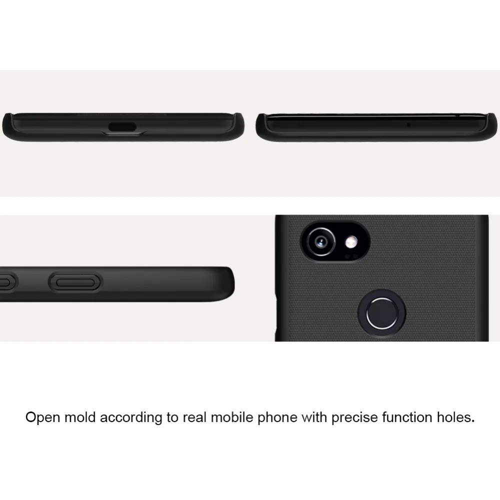 Матовый чехол Nillkin для Google Pixel 2 XL пластиковый жесткий чехол-накладка бесплатный