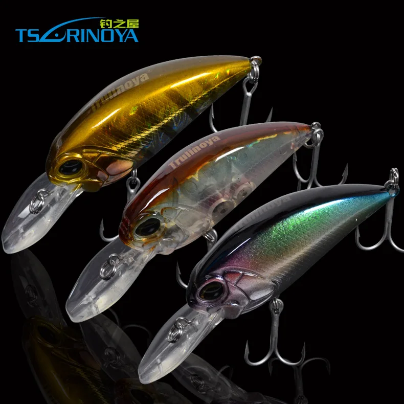 

Free shipping Trulinoya Crankbaits Fishing Lure Hard Baits Crank Bait 6cm 16g With France VMC Hooks Fishing Tackle