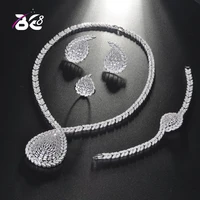 be 8 fashion wedding jewelry accessories nigerian jewelry set for women new copper pendant statement brand jewelry sets s209