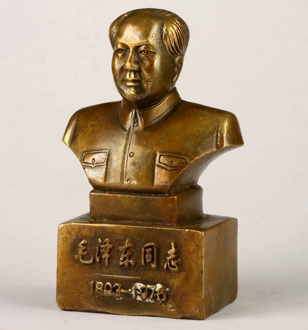 Коллекция китайских лучших лидеров Мао Цзэдун яркая медная статуя|statue|statue chinastatues