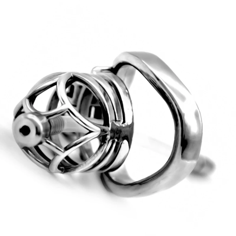 Новинка 2020 Кольца для пениса в виде клетки верности из нержавеющей стали мужские