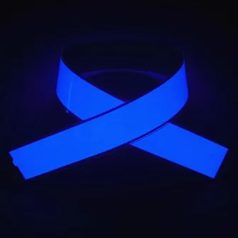 Blue Светодиодная лента, длина 50 см, ширина 3 см, EL полоса, EL лента(Доступно 4 цвета)+ инвертор - Испускаемый цвет: Blue
