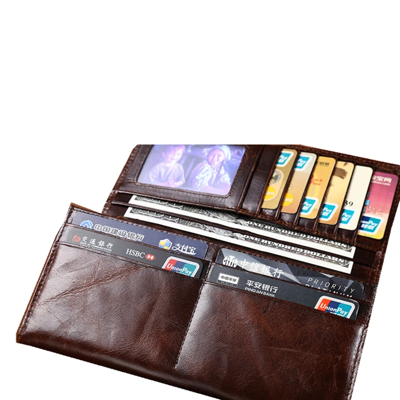 2018 женская сумка клатч из коровьей кожи Мужской Длинный кошелек натуральной