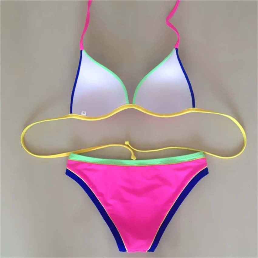 Brazilian Bikini Push Up Swimwear Explosion Models Sexy Biquini Women Brand Name Set Swimsuit Maillot De Bain |