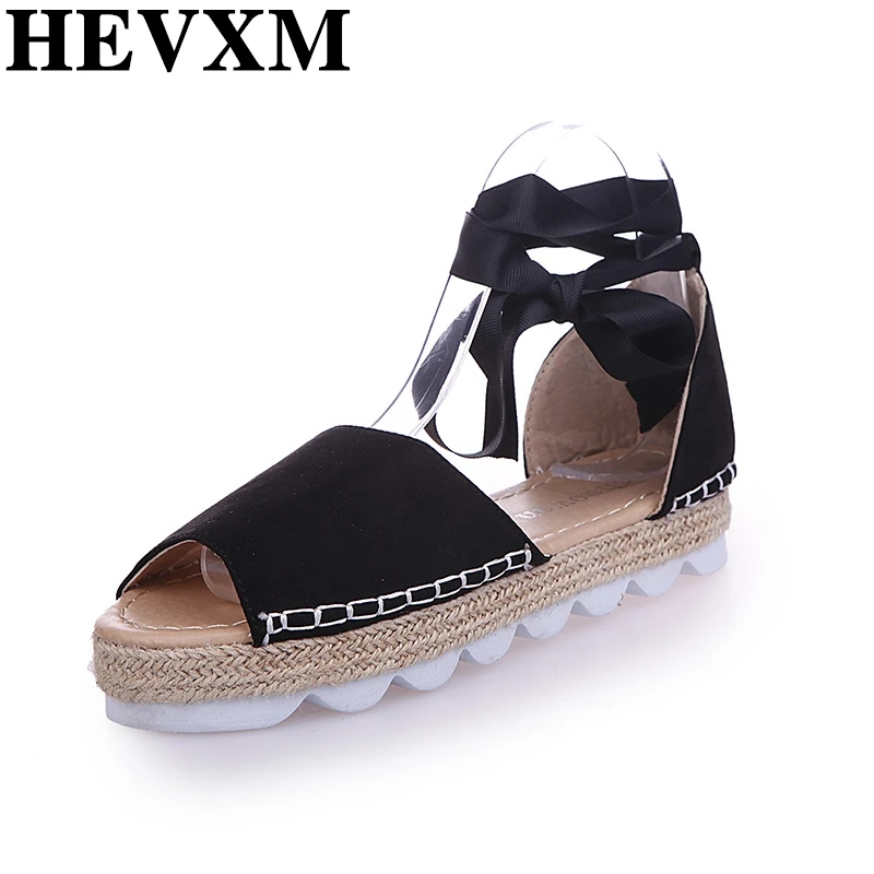 HEVXM/2018 Новые женские босоножки Для женщин летние туфли на плоской подошве