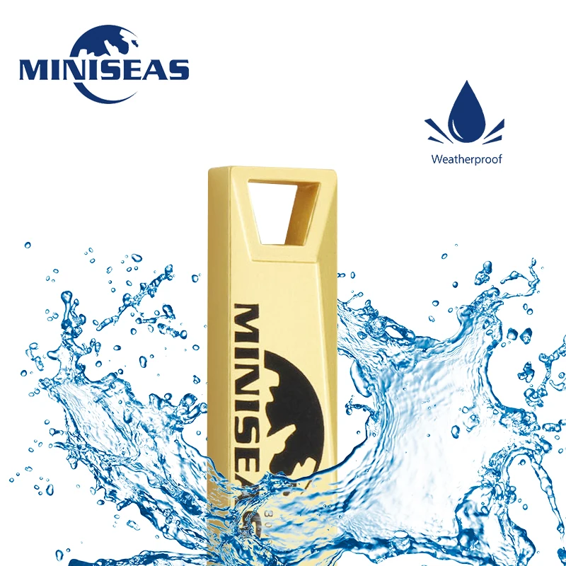 USB флеш накопитель Miniseas 4 цвета крутой металл 8 ГБ 16 32 64 флешка карта памяти для