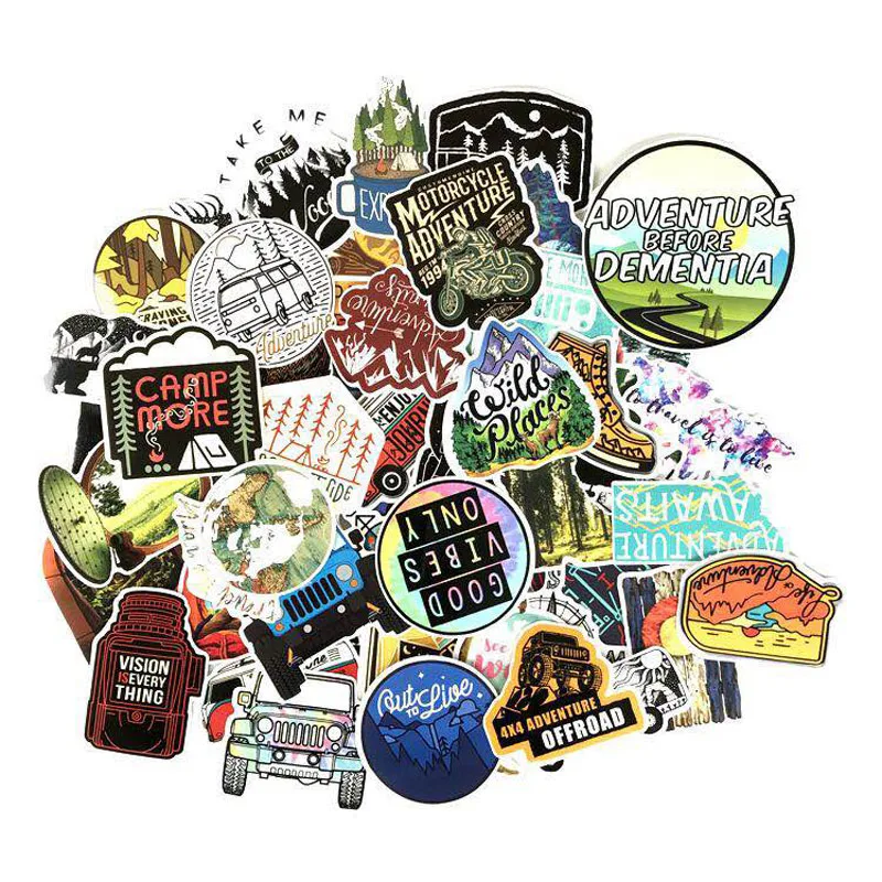 65 шт наслаждаться на открытом воздухе в стиле граффити наклейки