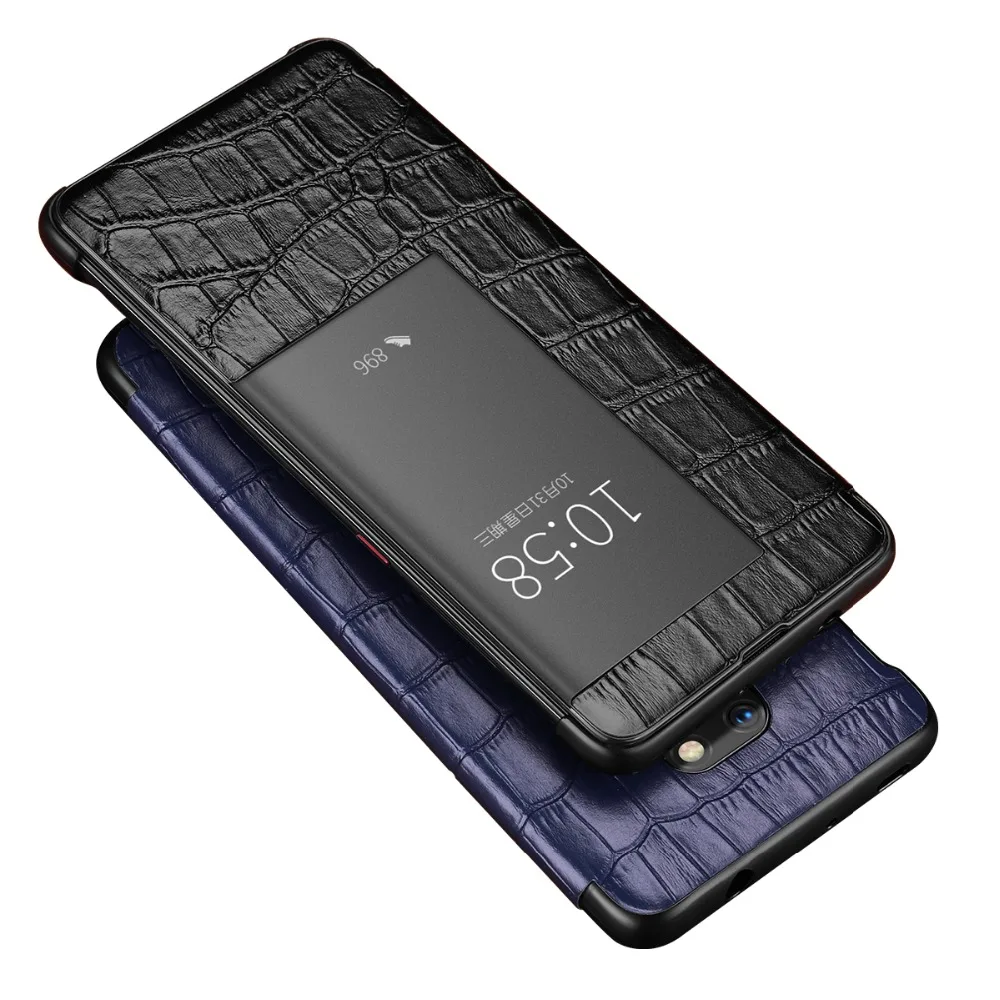 Чехол из коровьей кожи с крокодиловым узором для huawei mate 10 20 Pro mate 20 Lite P20 Pro, флип-чехол, кошелек, чехол для телефона, чехол с умным окошком