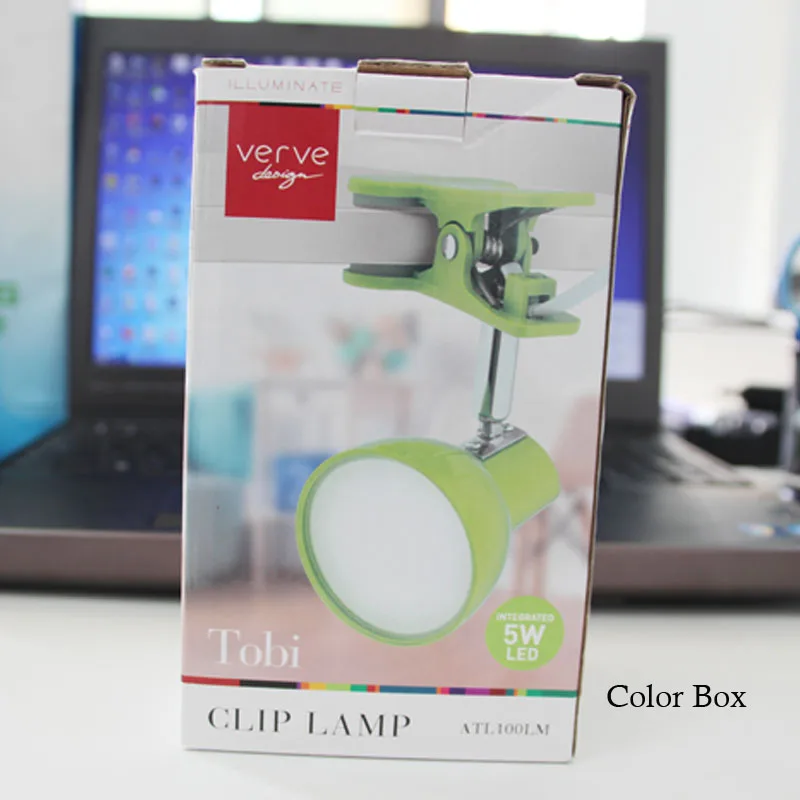 Portable Adaptor Plug Rotating LED Desk Lamp Clip on Table Book Reading Light for Study Home Emergency | Лампы и освещение